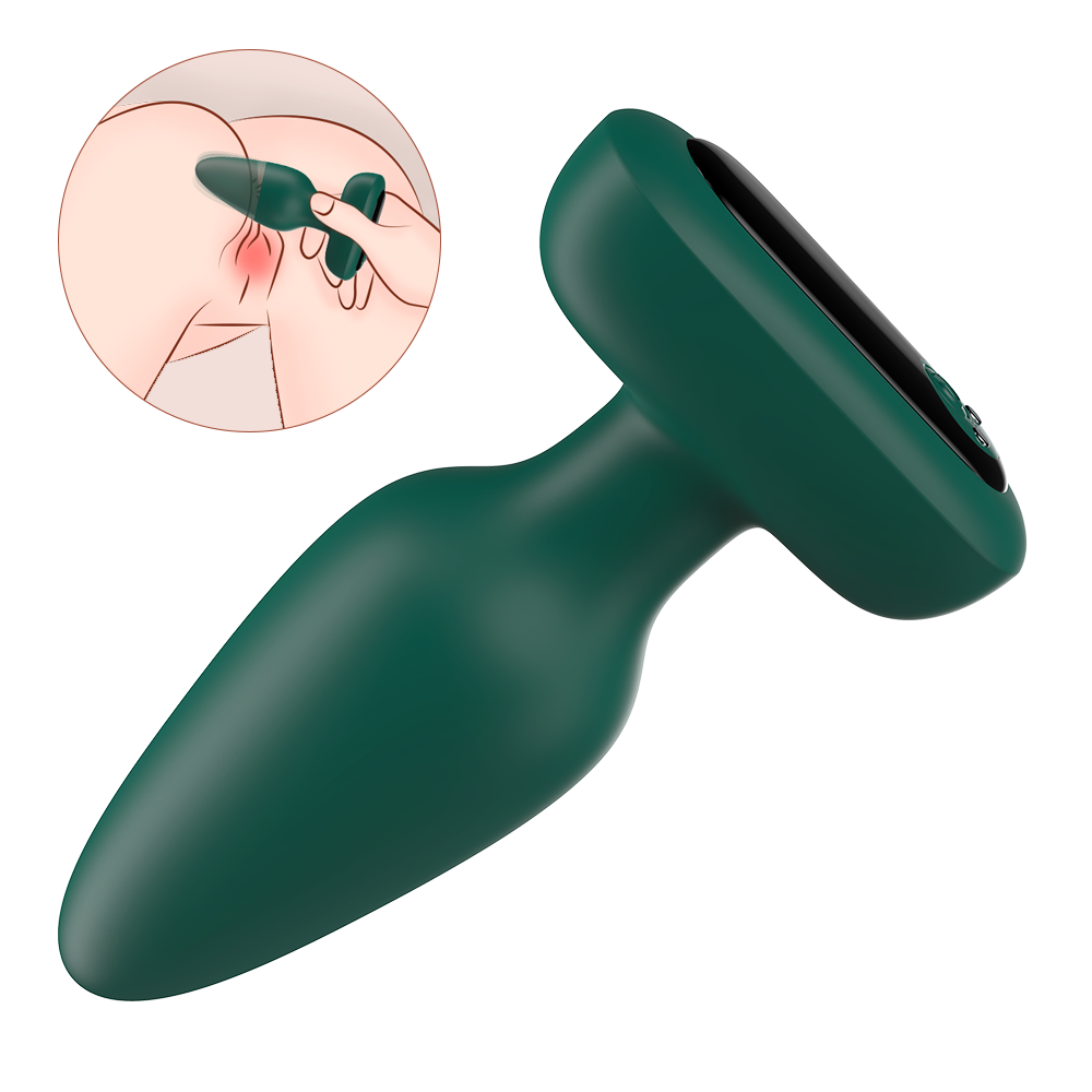 Anal plug vibrator for couples