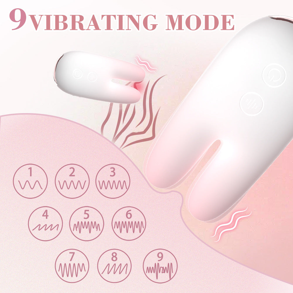 Bunny ears cute mini clitoris nipple vibrator